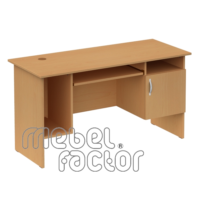 Computer desk COMPACT with cabinet and shelf