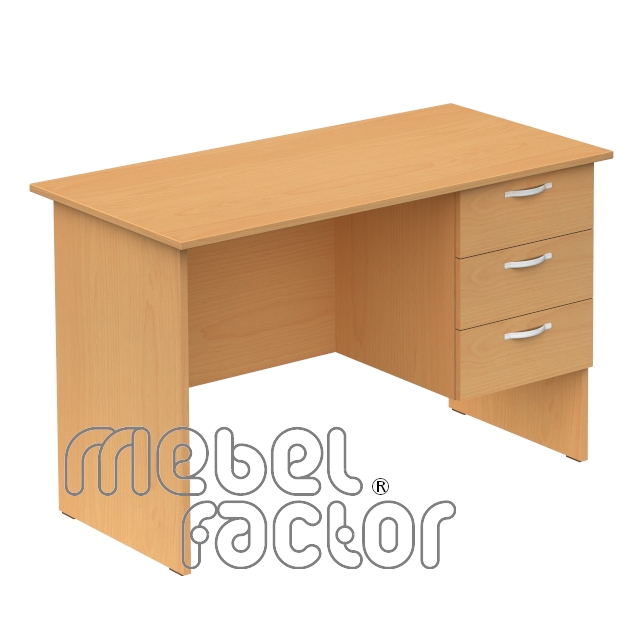 Desk COMPACT with three drawers