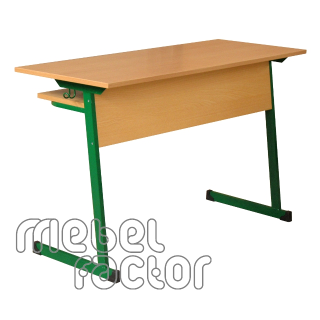 Double table TINA H71cm with front and shelf