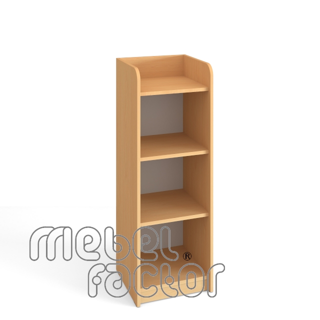 Single shelf with three levels
