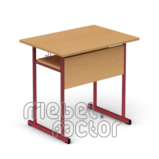 Single table UNIVERSAL H65cm with front and shelf