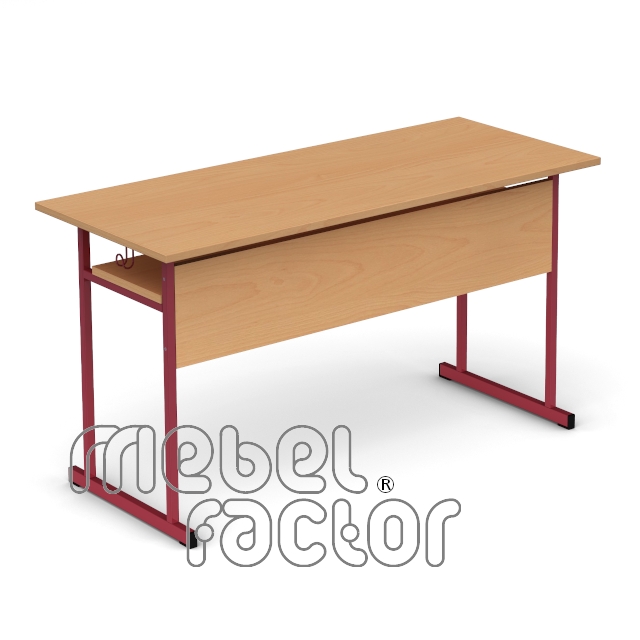 Double table UNIVERSAL H65cm with front and shelf