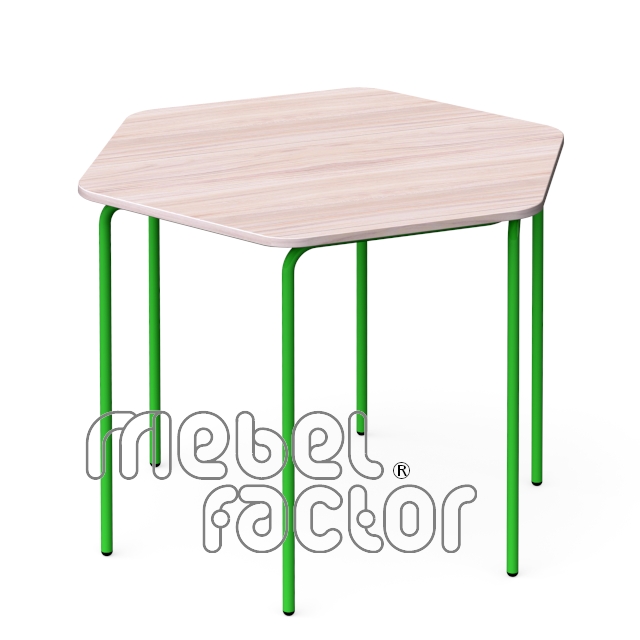 Hexagonal modular table SAVULEN H71cm