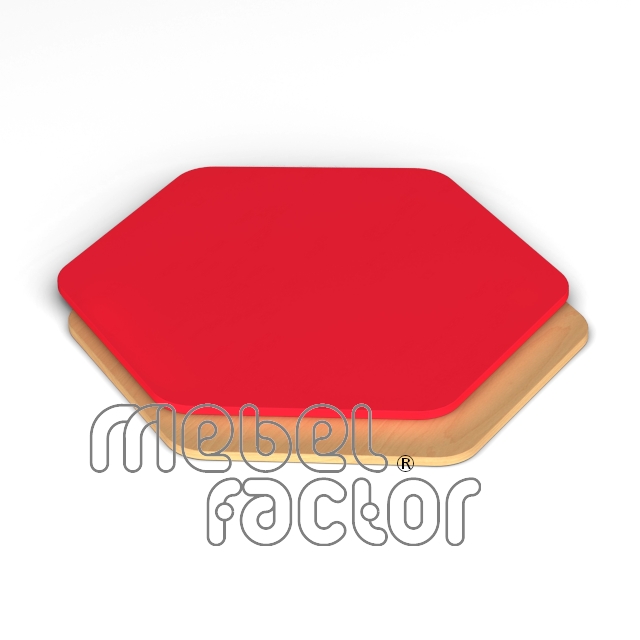 Tabletop for hexagonal modular table SAVULEN