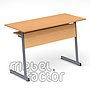 Double table TINA H76cm with front and shelf
