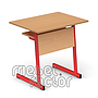 Single table TINA H65cm with front and shelf