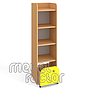 Single cupboard with four levels with drawer