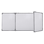 Magnetic Whiteboard 120x480cm, with two wings