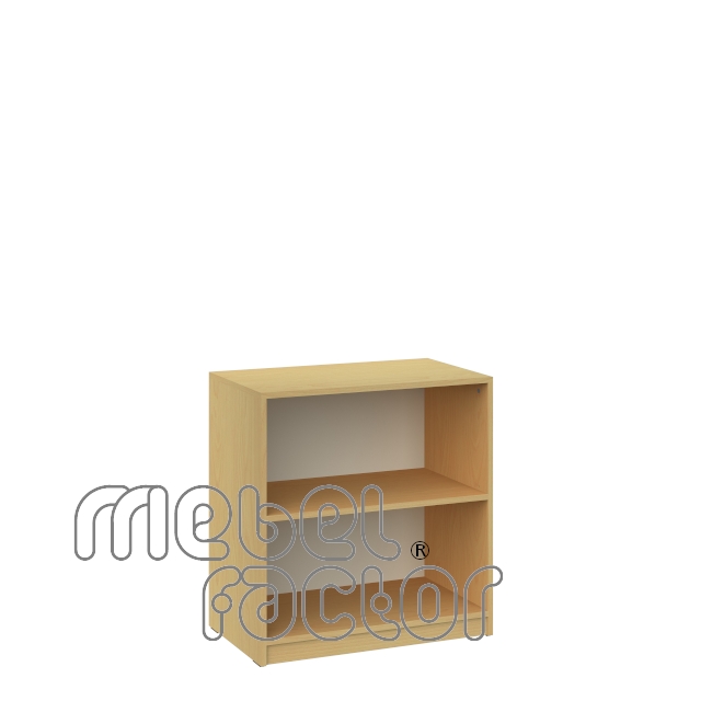 Double office shelf with two levels