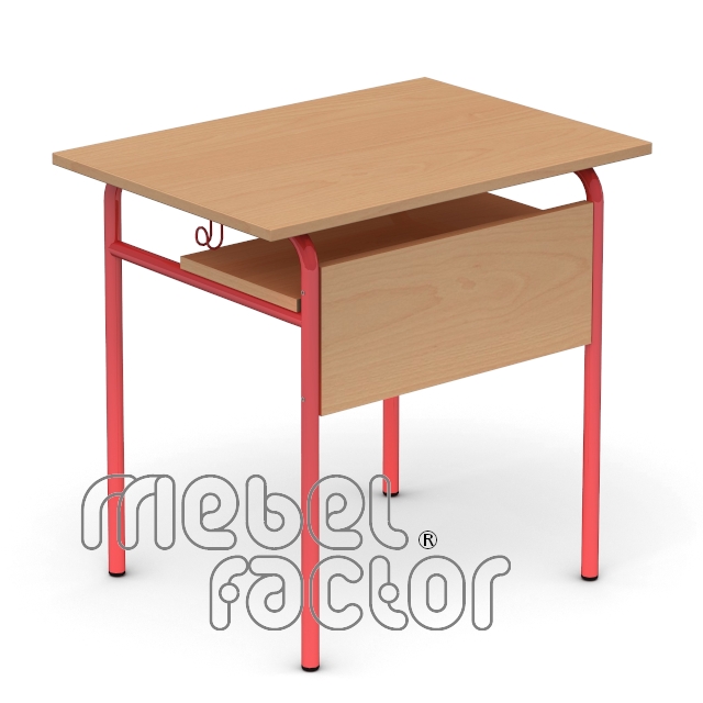 Single table SAVULEN H65cm with front and shelf