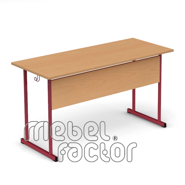 Double table UNIVERSAL H65cm with front